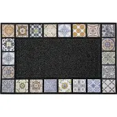 Douceur D`Interieur rechteckige Eingangsmatte, 75x45x0,5, PVC-Relief