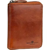 Green Burry Greenburry Geldbörse Leder Newport Damen Portemonnaie 10x13x3 cm braun