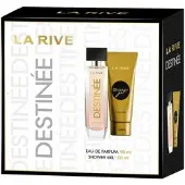 La Rive DESTINEE Gift Set EDP 90ml and 100ml Shower Gel - New and Original