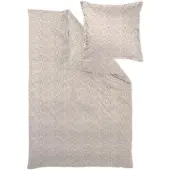 Curt Bauer Mako-Brokat-Damast-Bettwäsche-Garnitur Alea 9059 Farbe perlbeige Größe 155x220+80x80