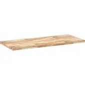 vidaXL Schreibtischplatte Unbehandelt 120x60x4 cm Massivholz Akazie