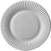 Starpak Teller, Pappe rund Ø 18 cm weiß, 14 x 50 Stück 700 Stück