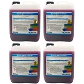 Faba Chemie 4 x 5 L Flüssigwaschmittel Konzentrat lila Universal Color