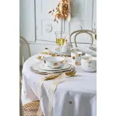 Pip studio Schüssel Dot Delight White-Gold 20 cm (2er-Set)