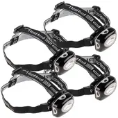 Pearl 4er-Set LED-Stirnlampen SL-101 mit COB-LED, 1 Watt