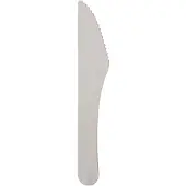 Papstar Messer aus Papier "pure", 15,8 cm, weiß, umweltfreundlich | Beutel (20 Stück)