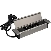 Design Light Einbausteckdose Typ F Bürosteckdose USB A/C Einbau Tischsteckdose Büro