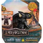 Näin Koulutat Lohikäärmeesi DreamWorks Dragons Drachenzähmen leicht gemacht - Interaktiver Mini-Drache Ohnezahn, Figur mit Soundeffekten, 4 Jahr(e), Mehrfarbig