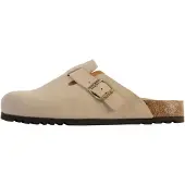 Scholl Clogs Suede Fae Damen Dark Beige-Schuhgröße 37