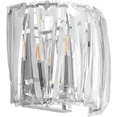 LINDBY Wandlampe Sofia , dimmbar, klar / transparent, für Wohn- / Esszimmer, Kunststoff, Wandleuchte, Wandlampe Innen