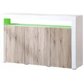 HABITAT ET JARDIN SIDEBOARD bogota Eiche / weiß lackiert