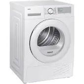 Samsung DV90DG52A0TH, Freistehend, Frontlader, Wärmepumpe, Weiß, Drehregler, Rechts
