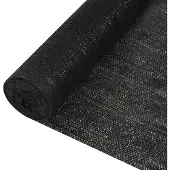 vidaXL Zaunblende Schwarz 2x10 m HDPE 150 g/m²