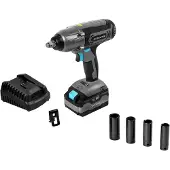 Cecotec 70012, Schlagschrauber, Schwarz, Blau, Grau, 1/2", 3000 RPM, 400 Nm, 100 Nm