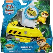 Ryhmä Hau Paw Patrol Jungle Pups - Nashorn-Fahrzeug mit Rubble-Figur