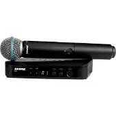 Shure Beta Wireless Funksystem Blx24E/B58 M17 mit Beta 58A Handmikrofon für Gesang