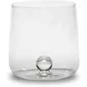 Zafferano Borosilikatglas Bilia Tumbler 6er-Set, Farbe Schwarz