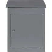 MonsterShop Anti-Diebstahl Paketkasten - Grau