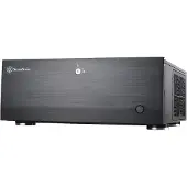 Silverstone GD07, HTPC, PC, Schwarz, ATX, EATX, micro ATX, SSI CEB, SSI EEB, Aluminium, Stahl, 13,8 cm