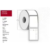 Capture Label 100 x 50mm Core 25mm