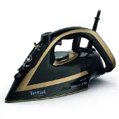 Tefal Puregliss Dampfbügeleisen FV8064, Trocken- & Dampfbügeleisen, Durilium AirGlide Autoclean soleplate, 2 m, 280 g/min, Schwarz, Bronze, 50 g/min