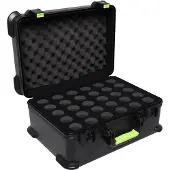Gator Shure SH-MICCASE30 Kunststoffkoffer mit Verschlüssen für 30 kabelgebundene Mikrofone