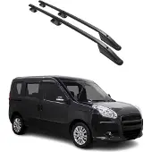 Omac Dachreling 2524931B Fahrzeugdach beidseitig für FIAT Doblo Kombi (263) Aluminium