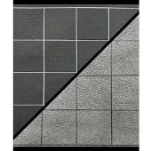 Chessex Battlemat 1 Reversible Black-Grey Squares (23½ x 26 Playing Surface)