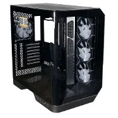 Darkflash DC-DY570-B-ES1, Full Tower, PC, Schwarz, ATX, EATX, micro ATX, Mini-ITX, 3x 120 mm, 1x 120 mm
