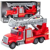 Leantoys Feuerwehrauto Leiter Boom Drive Wasser Lichter Geräusche