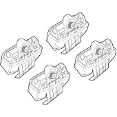 Nordrive Dachträgerfuß N21167 Fahrzeugdach für KIA PICANTO (TA)