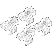 Nordrive Dachträgerfuß N21002 Fahrzeugdach