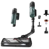 Rowenta RH9L42, 2-in-1-Stabstaubsauger, Beutellos, Grün, Grau, Rechteckig, Trocken, Filterung