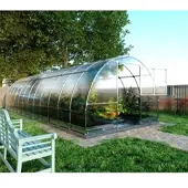 BAUMERA Gewächshaus KLASIKA TUBE 3x8m mit fundamenten und 4mm Polycarbonat;