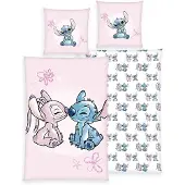 Herding Disney Stitch Kinderbettwäsche 70x90cm, 140x200cm - rosa - 70x90/140x200cm