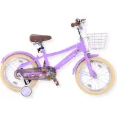 Buxibo - Kinderfahrrad für Mädchen - Luna - 16 Zoll - Lila
