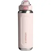 Stanley The Legendary Wellspring Bottle 24oz, Rose Quartz 10-13111-031 Thermosflasche mit Klappdeckel, 700 ml