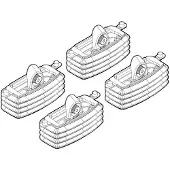 Nordrive Dachträgerfuß N21053 Fahrzeugdach für FIAT CROMA (194)