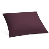 Yumeko Kissenbezug Gewaschene Perkal-Baumwolle 50x60 Lila - Eco, Bio & Fairtrade