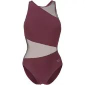 Arena Damen Schwimmanzug WOMEN'S MESH ANGLE SWIMSUIT VENT BACK B