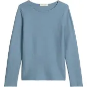 Marc O'Polo Marc OPolo Strickpullover slim fit aus softem Organic Cotton, mit Rollkanten