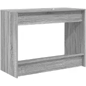 vidaXL Bett-Schreibtisch Sonoma-Grau Holzwerkstoff 100 x 45 x 75 cm