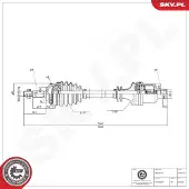 ESEN SKV Antriebswelle 40SKV142