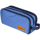 Herlitz Doppel-Schlamper-Etui Neon Uni blue
