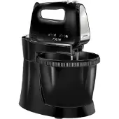 MPM Handmixer mit rotierendem Schüsselset schwarz MMR-20Z/C 750W