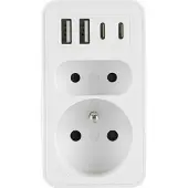 PLAST-ROL Dual-Splitter 2x USB + 2x USB C