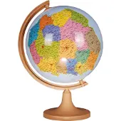 Zachem Polnischer administrativer und physischer Globus 32 cm