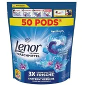 Lenor Waschmittel All-in-1 Aprilfrisch, Pods, Vollwaschmittel, 0,98 kg, Waschladungen 50