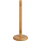 5 Five Bamboo Kitchen Paper Roll Holder Braun