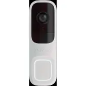 Ajax DoorBell Video Türklingel/Türsprechanlage mit integrierter KI, PIR Sensor und App-Steuerung, Weiß (HAN 66390)